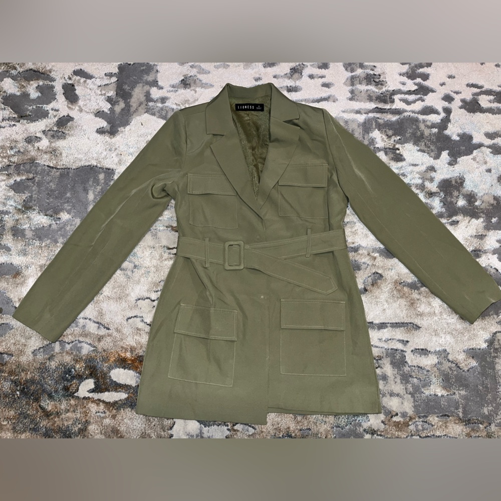 Belted Blazer Jacket